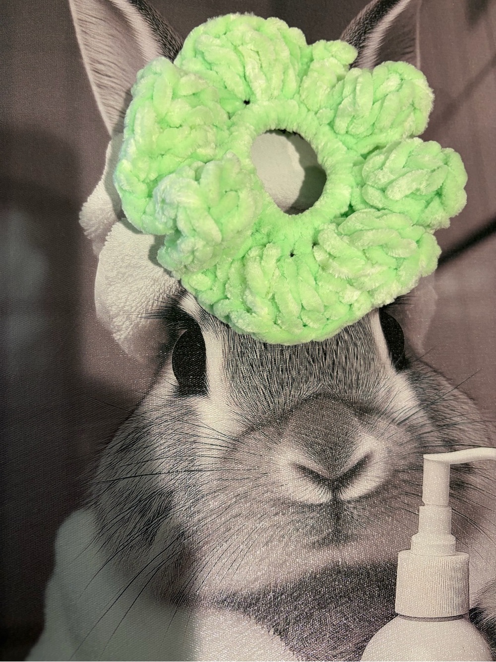 Green Birthday Scrunchie- One